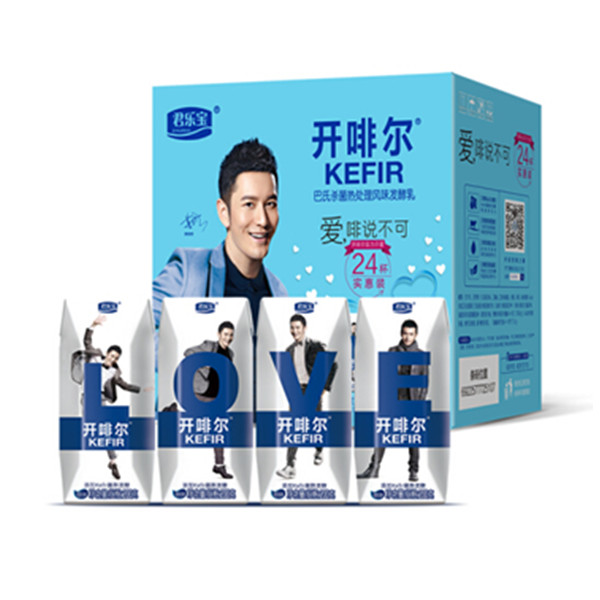 君乐宝开啡尔常温酸奶200g*24
