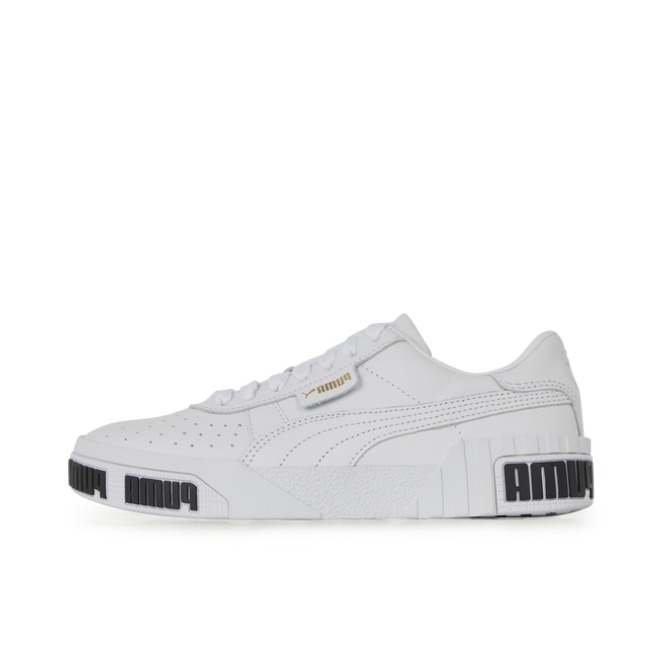 Puma Cali 女子休闲鞋 纯白/黑