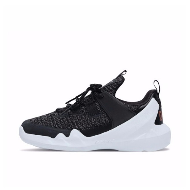 Skechers D'Lites DLT-A Black 黑白织面