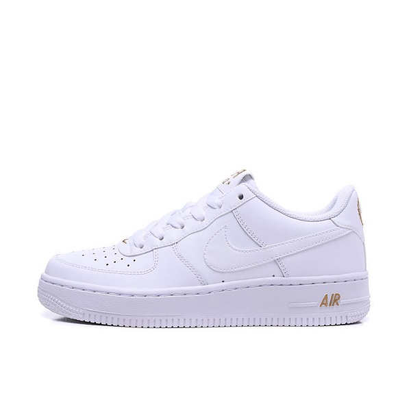 Nike Air Force 1 White Gold 白色