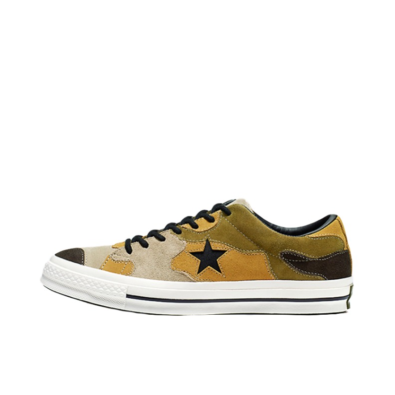 Converse One Star  迷彩拼接