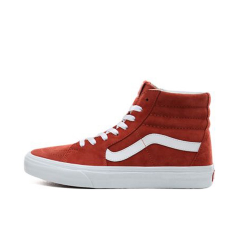 Vans SK8-Hi FireBrick 磚紅/翻毛皮