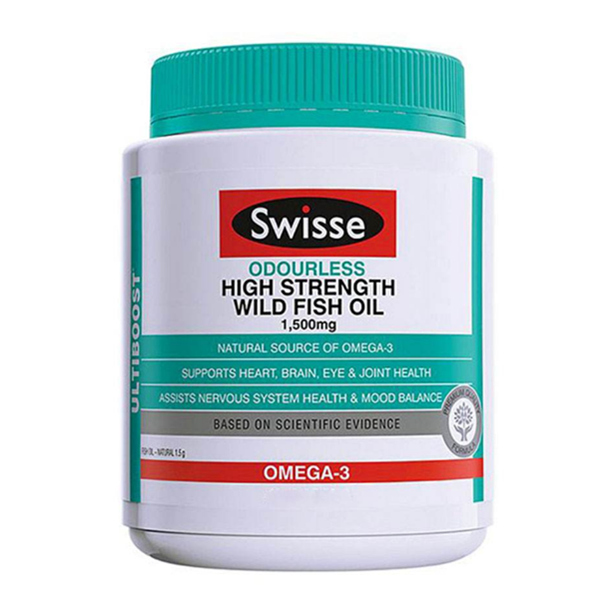Swisse 无腥高浓度深海鱼油胶囊 400粒