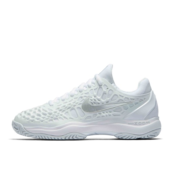 Nike Zoom Cage 3 网球鞋 白银