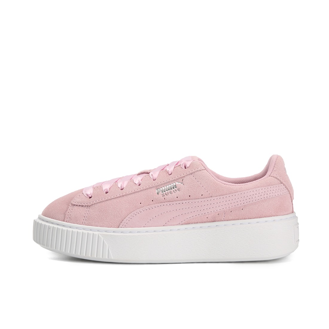 Puma Platform Galaxy 厚底休闲鞋  粉白