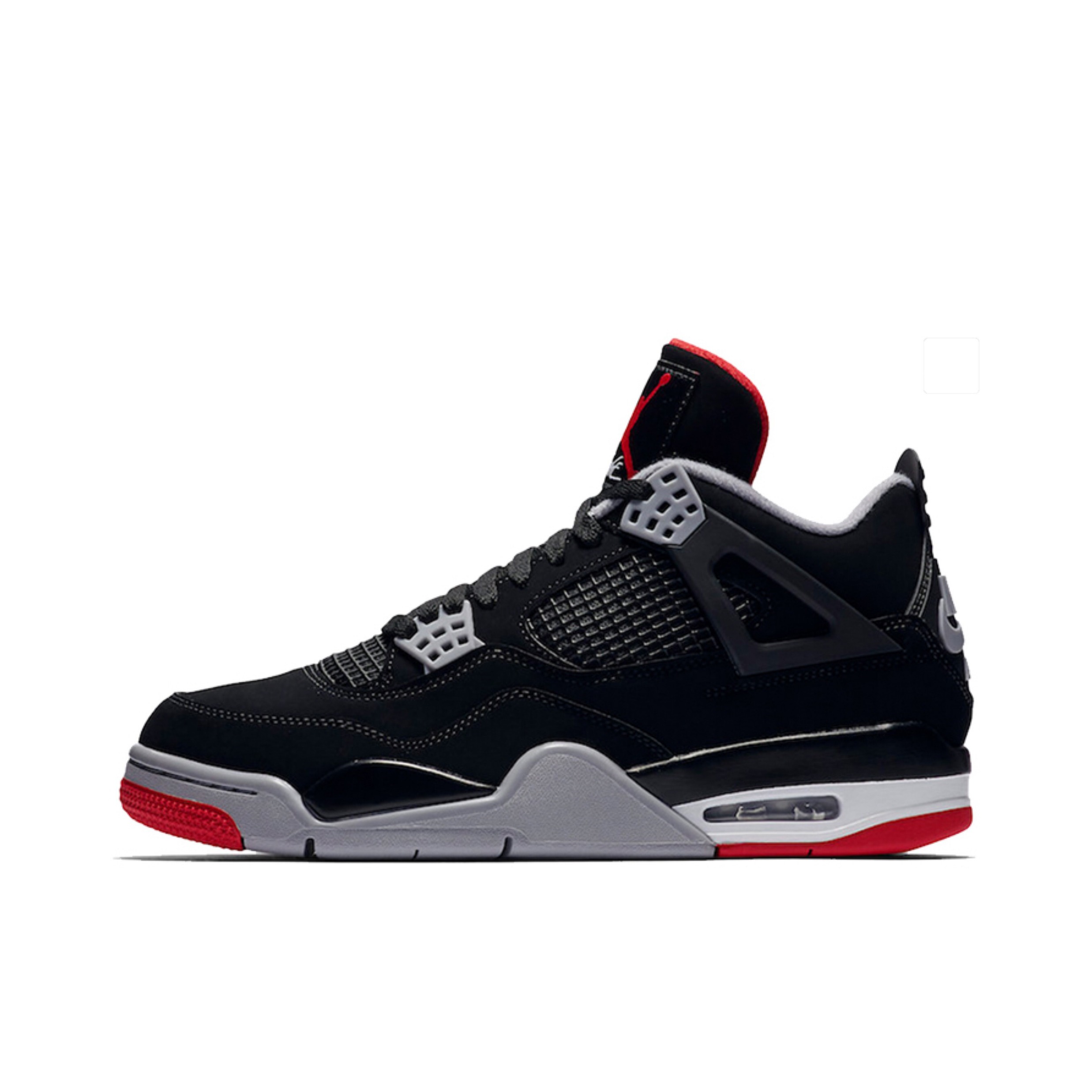 【0点秒】Air Jordan 4 Black Cement 黑红(2019)