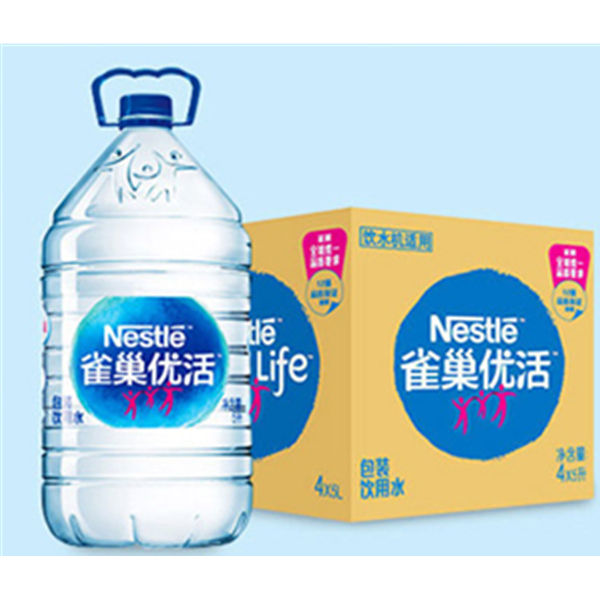 雀巢 优活饮用水 5L*4瓶*4箱