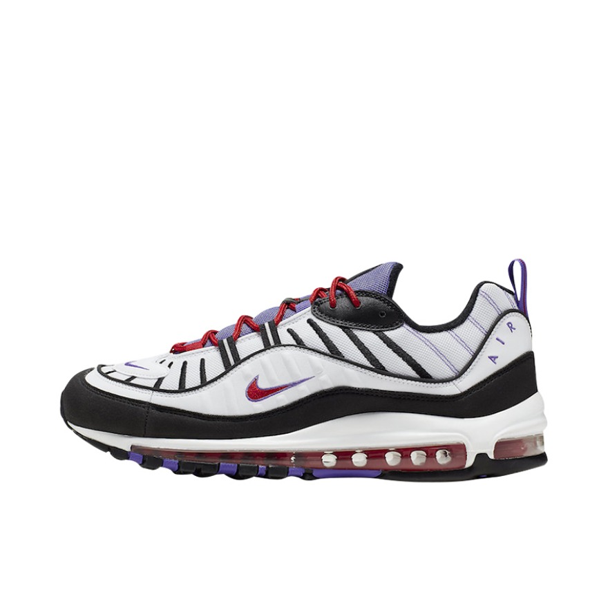 【0点秒】Nike Air Max 98 白黑紫红