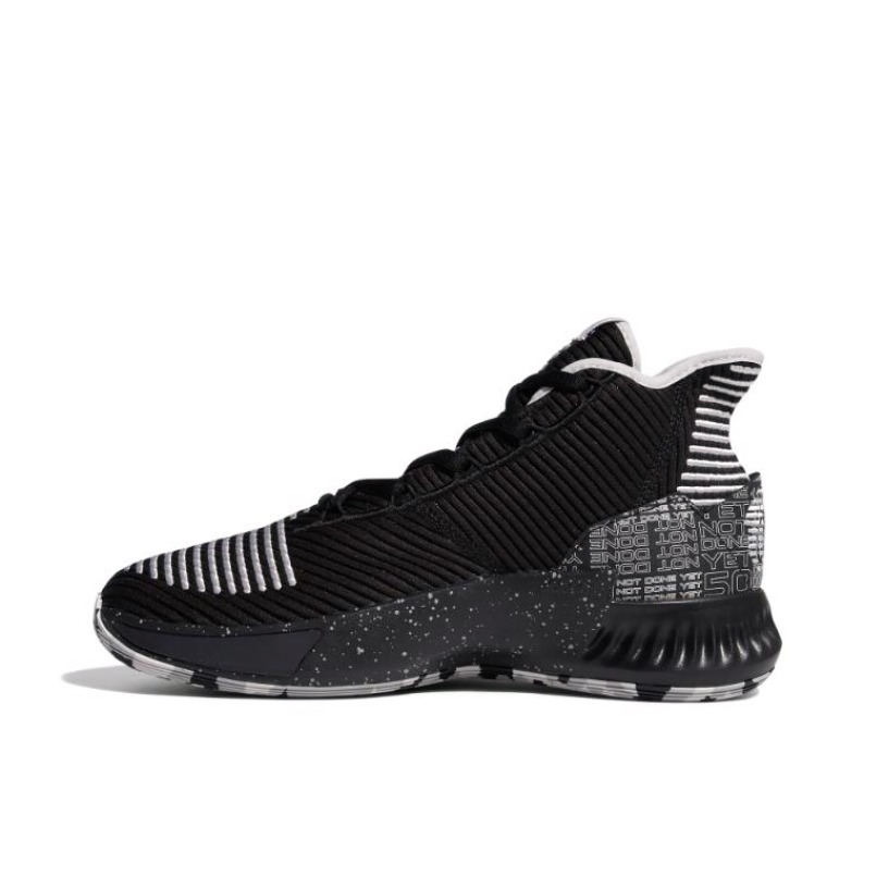 【10点秒】adidas D Rose 9 黑白迷彩