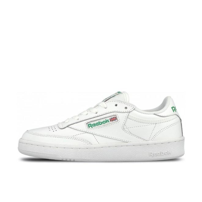 【0-2点折上折】Reebok Club C 85 复古板鞋 白绿