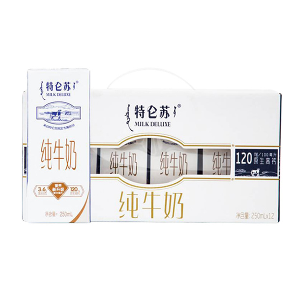 蒙牛特仑苏高钙营养早餐奶 250ml*12盒