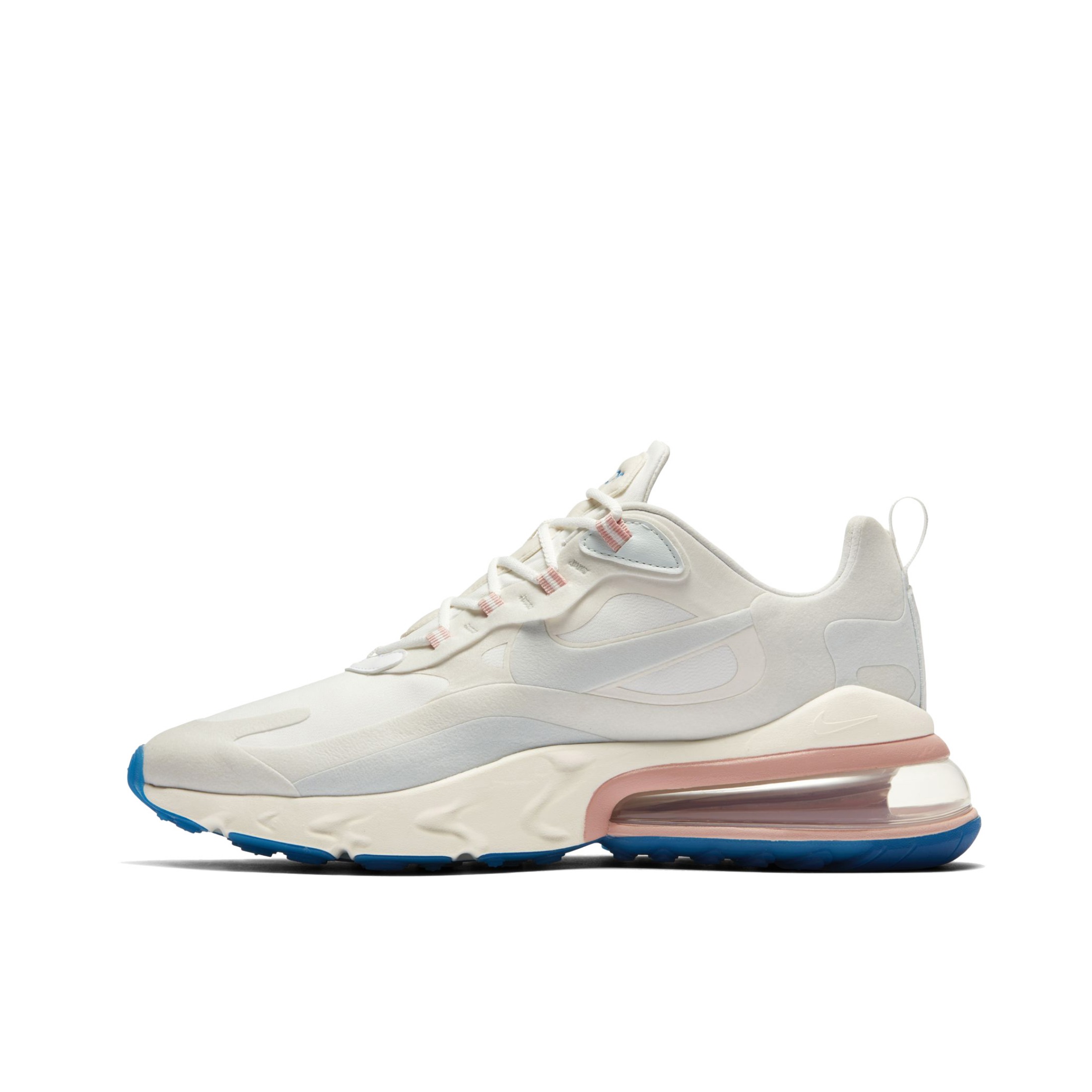 【最后冲刺】Nike Air Max 270 React 运动鞋 白粉蓝