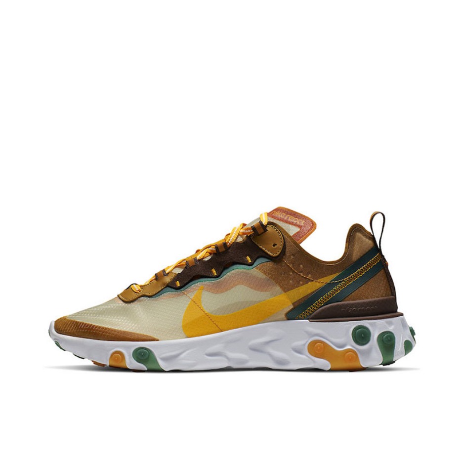 【最后冲刺】Nike React Element 87 淡象牙色/橙