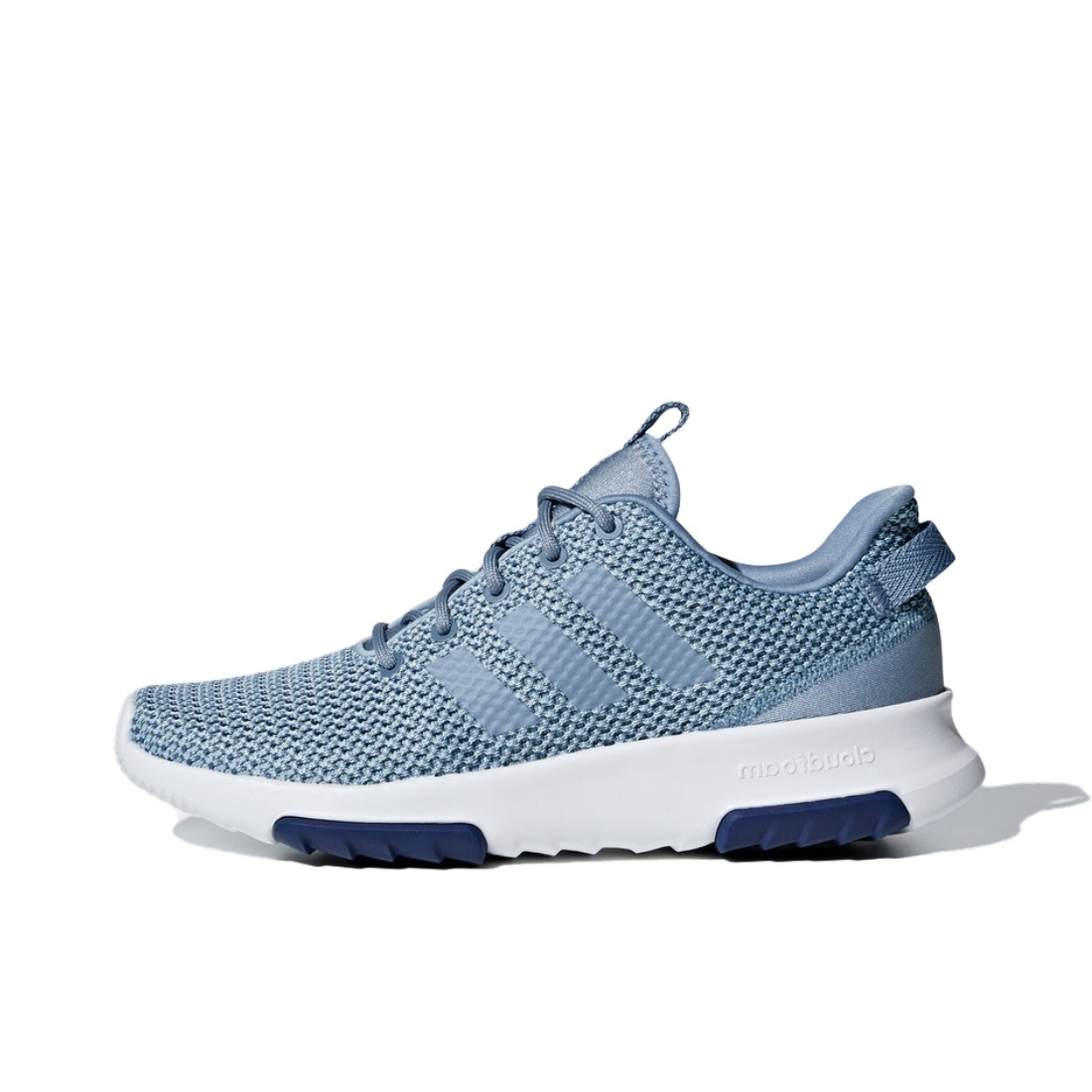 【返场识货】adidas Cloudfoam Racer TR 运动鞋 浅蓝白