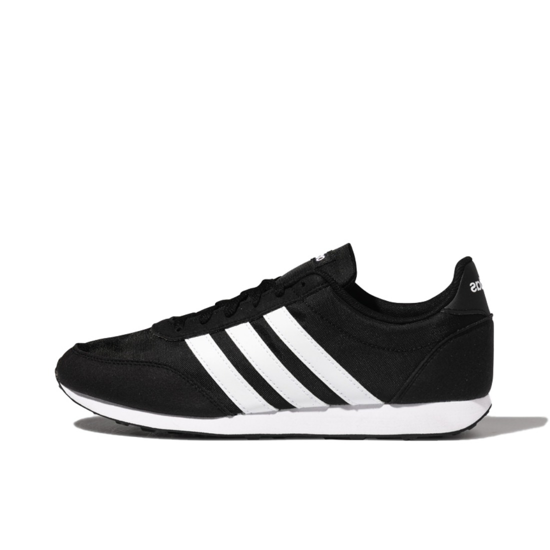 【返场识货】adidas V Racer 2.0 运动鞋 黑白