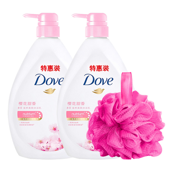 dove多芬沐浴露乳液680ml*2