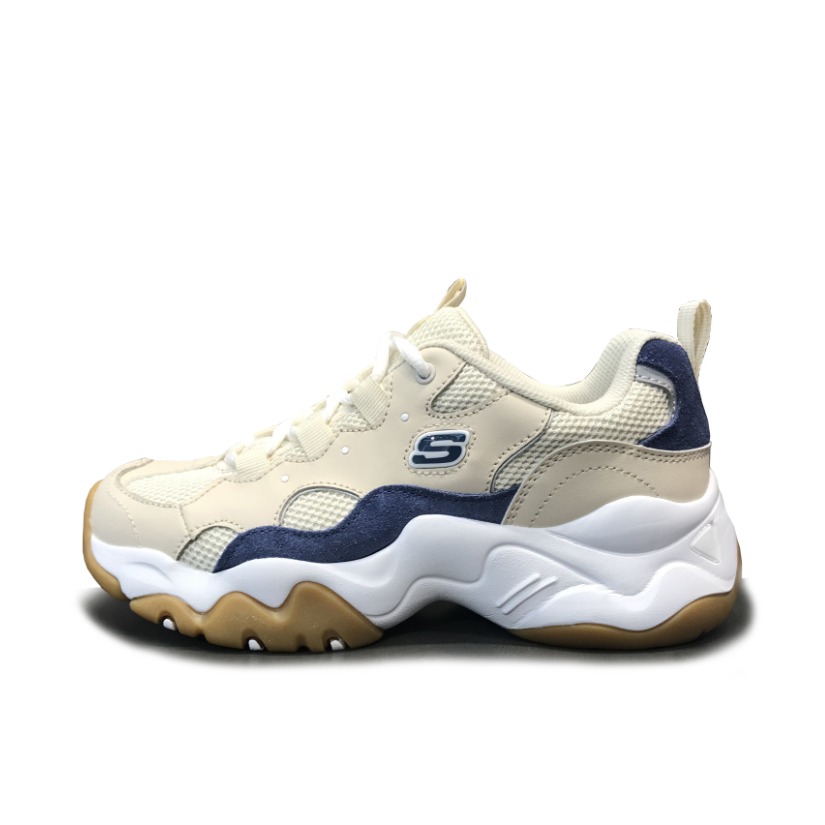 【返场识货】Skechers D'lites 3.0 运动鞋 米黄/蓝