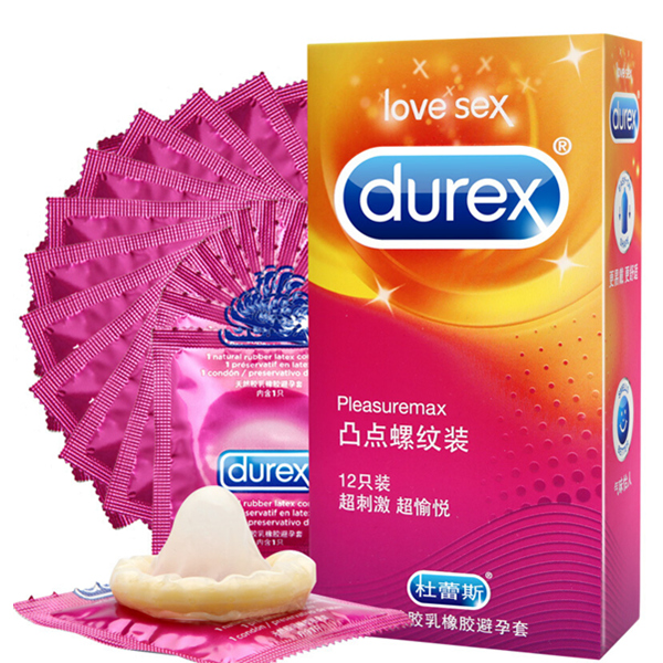 Durex 杜蕾斯 凸點(diǎn)螺紋裝 12只