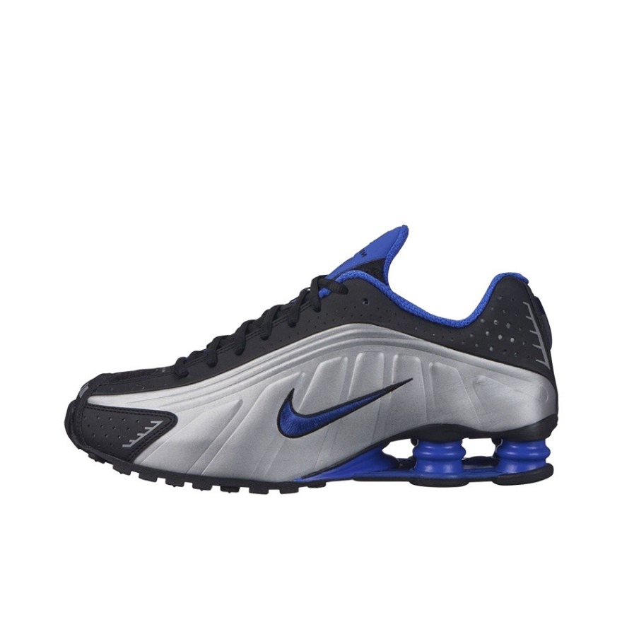 Nike Shox R4 运动鞋 黑白蓝