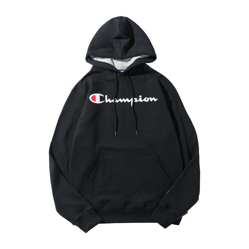 Champion 美版草写logo帽衫