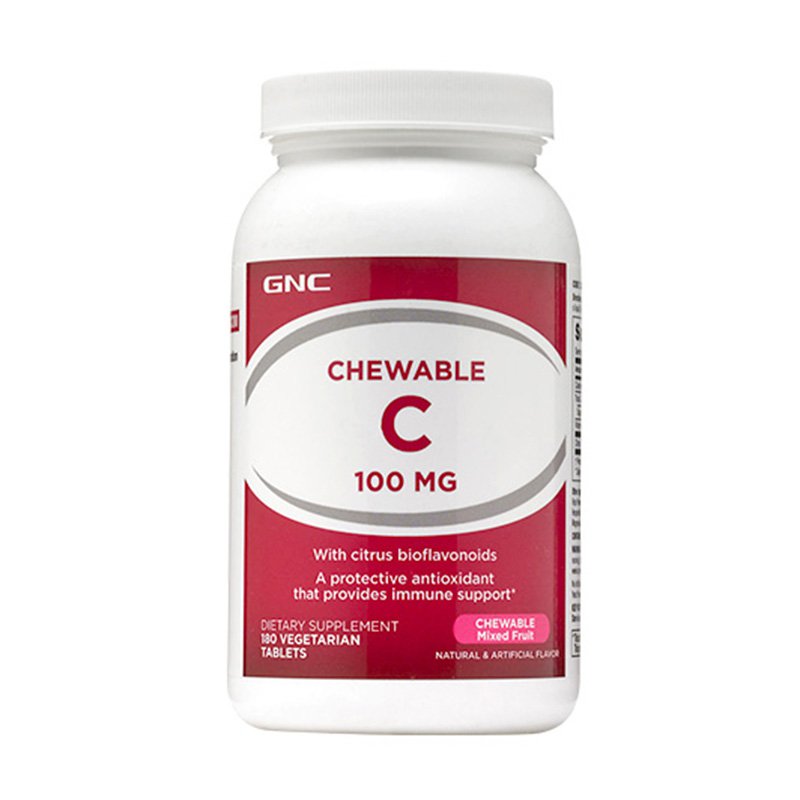 GNC 健安喜 维生素C咀嚼片 180片