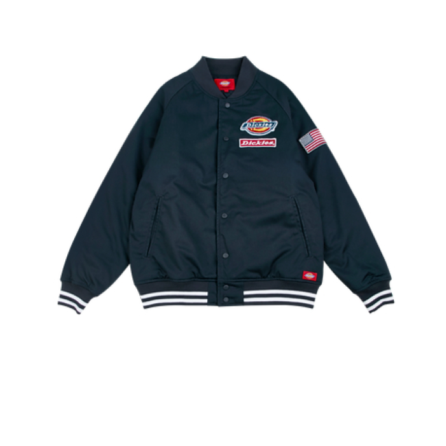 Dickies 徽章充棉棒球夹克