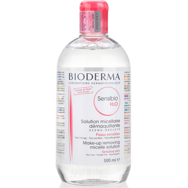 贝德玛卸妆水粉水舒妍洁肤液法国进口500ml