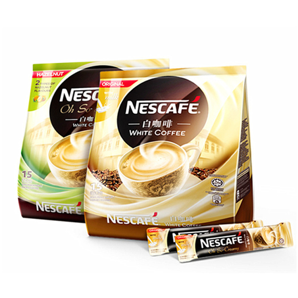 Nestle 雀巢 丝绒白咖啡粉原味 36g*15条