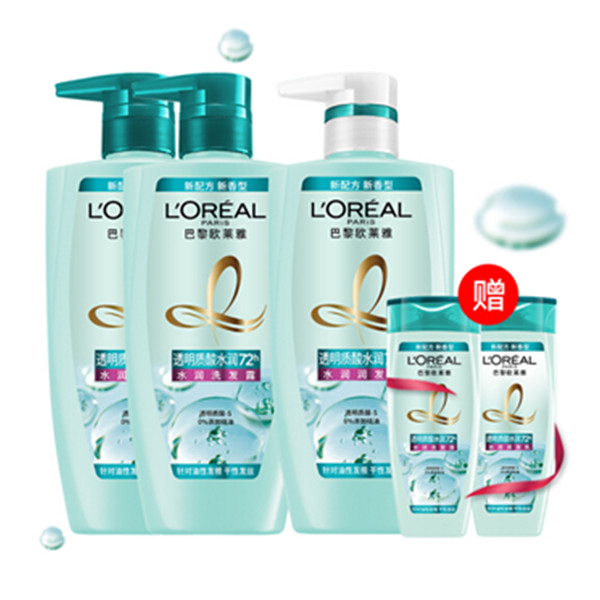 欧莱雅（LOREAL）透明质酸水润洗护套装