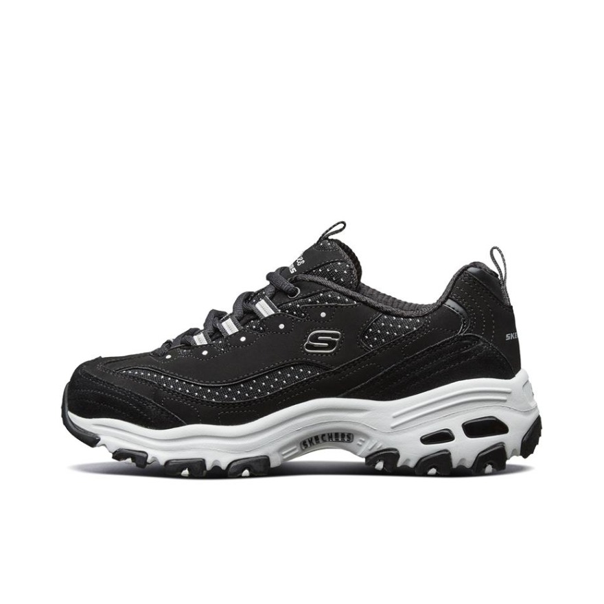 Skechers D'Lites 黑白斑点