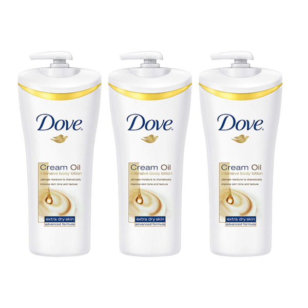 Dove 多芬 倍润滋养身体润肤乳 400ml*3瓶