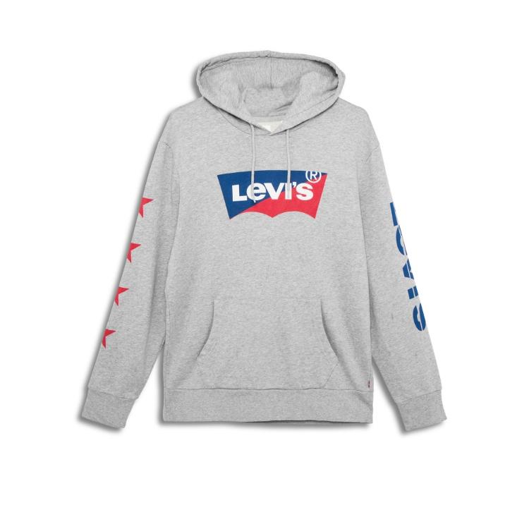 Levi's LOGO印花連帽衛(wèi)衣