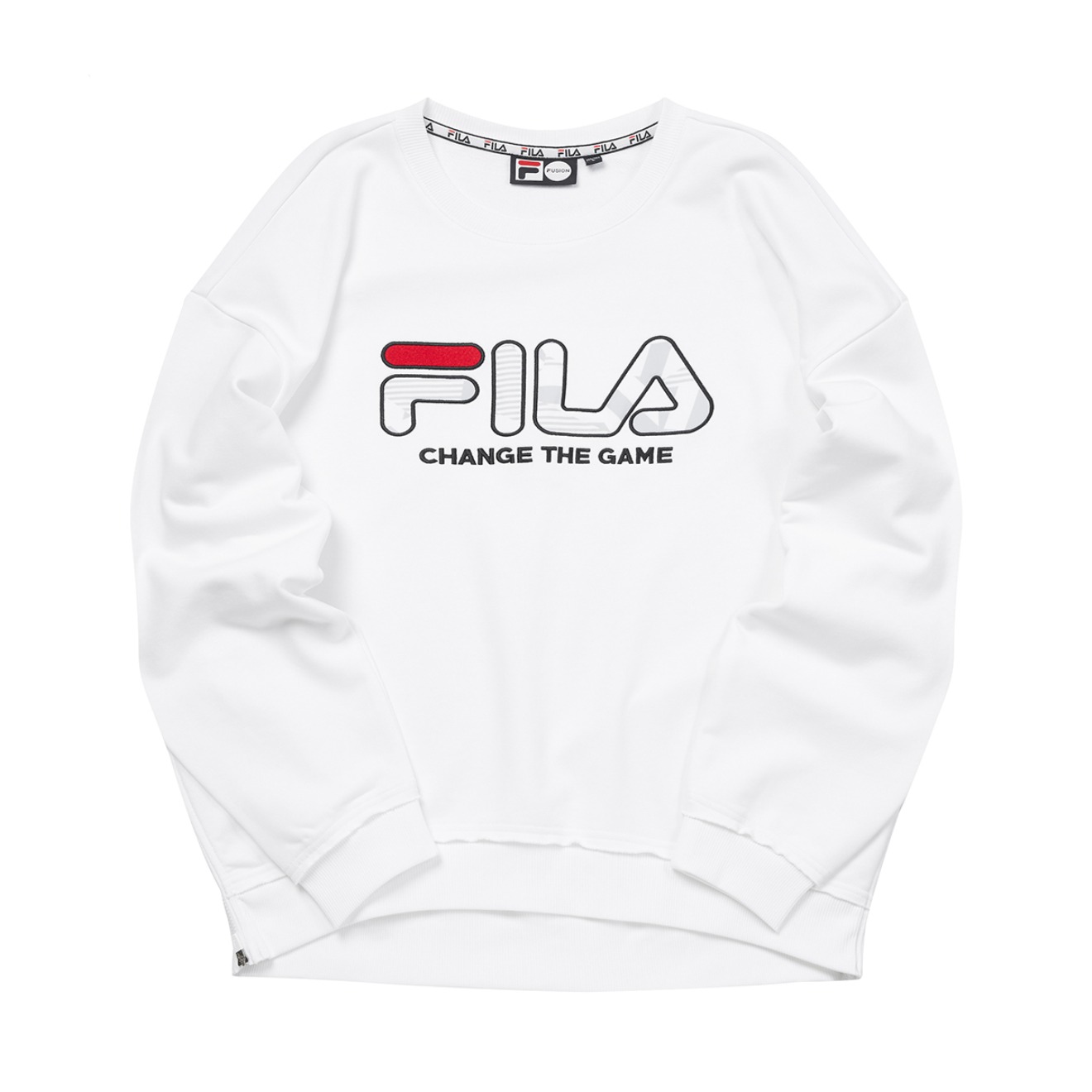 FILA 2019AW宽松线条LOGO卫衣