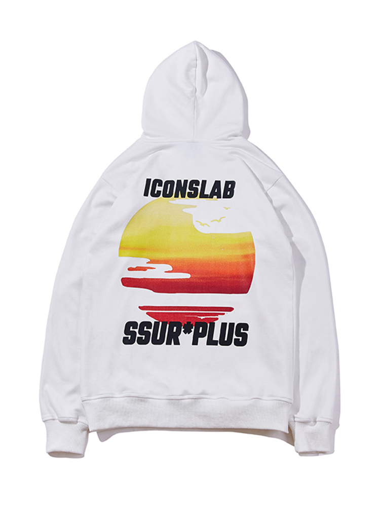 SSUR PLUS X ICONSLAB 联名落日卫衣