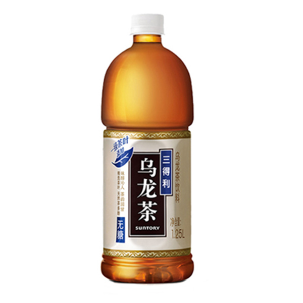 三得利 无糖乌龙茶 大瓶装1.25L*6