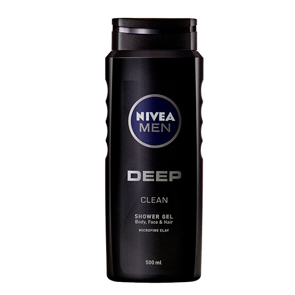 妮维雅深黑DEEP矿泥醒体沐浴露500ml*2