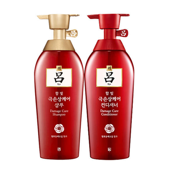 RYO紅呂洗發(fā)水500ml+護發(fā)素400ml套裝