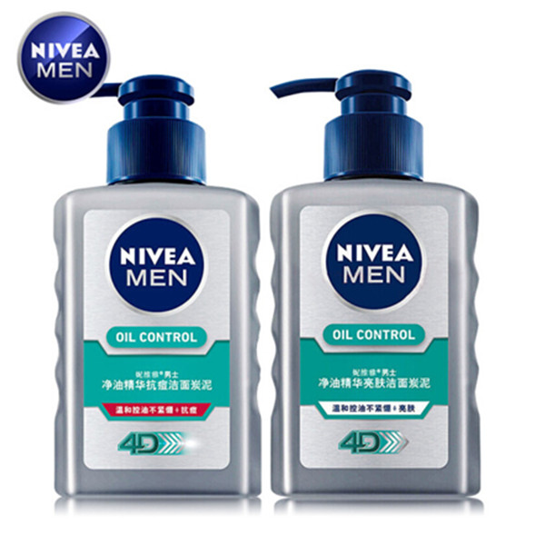 妮维雅(NIVEA)洗面奶组合（亮肤150g+抗痘150g）