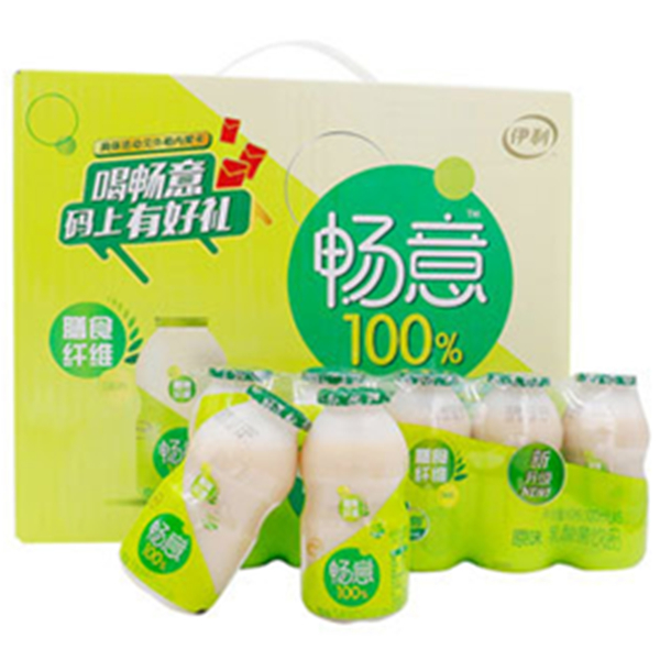 伊利暢意乳酸菌飲品原味牛奶100ml*30瓶