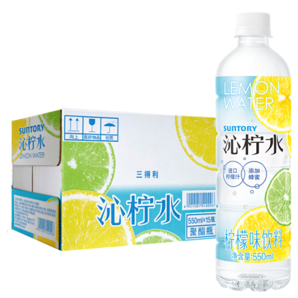 三得利（Suntory） 沁柠水550ml*15瓶 整箱