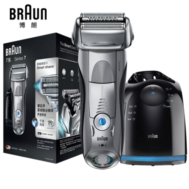 博朗（BRAUN）电动剃须刀7系7899cc内含智能清洁中心