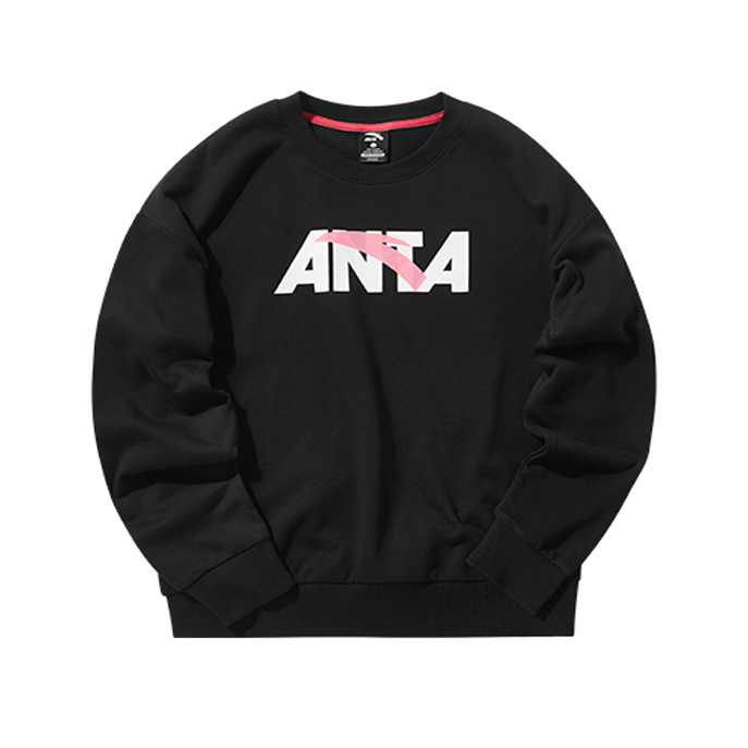 【年货节 限时抢购】Anta 2019AW 印花logo圆领卫衣