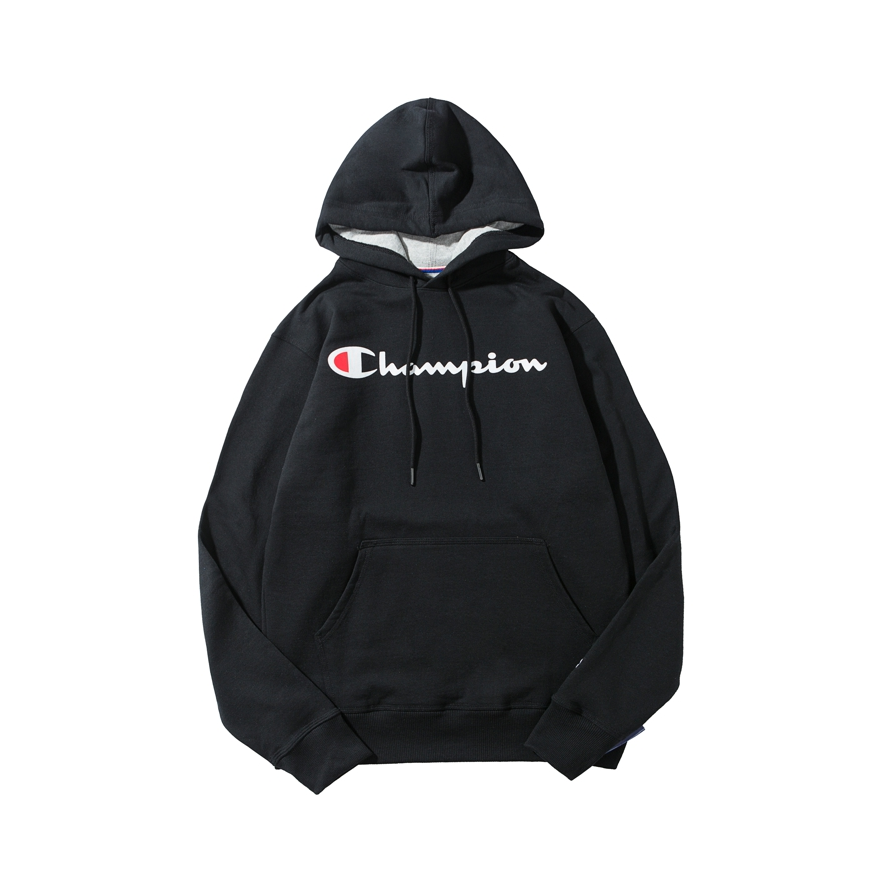 Champion 美版草写logo帽衫