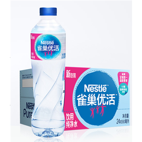 雀巢 优活饮用水 550ml*24瓶*2箱