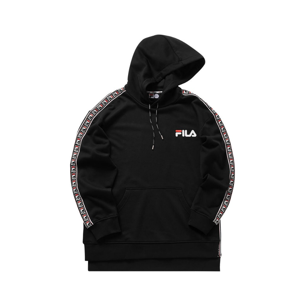 FILA FUSION 情侣连帽卫衣ins潮中长款