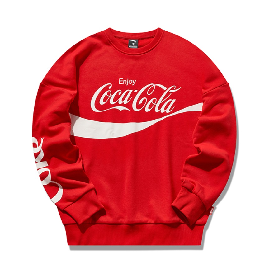 【过年不打烊】Anta X Coca Cola 运动休闲卫衣