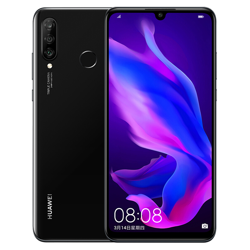 HUAWEI/华为 nova 4e 6GB+128GB 幻夜黑