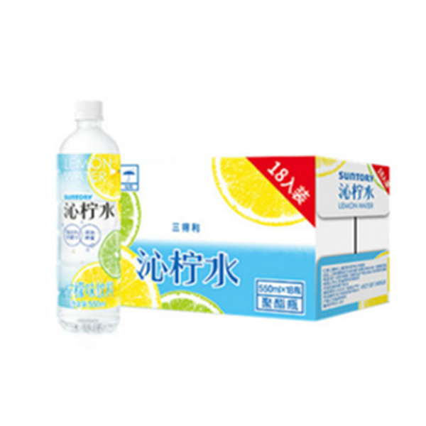 SUNTORY 三得利 沁柠水 550ml*18瓶