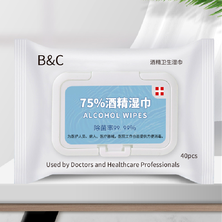 碧c 75%酒精湿巾 40片