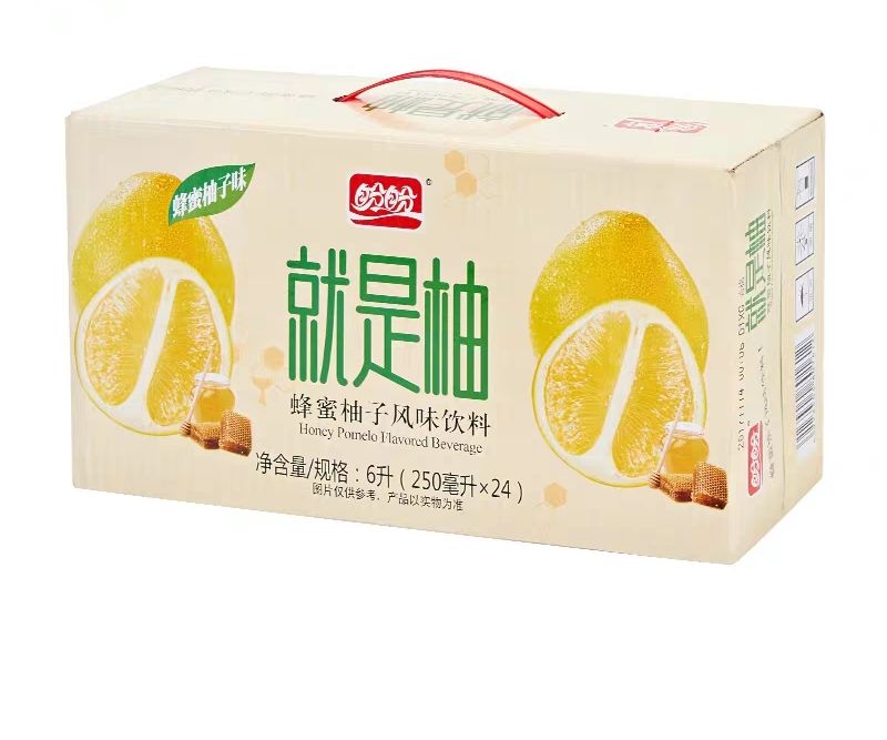 盼盼就是柚饮料250ml*24盒整箱蜂蜜柚子风味饮品夏季清爽饮料